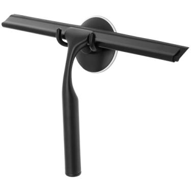 Imagem de KHZSPP Rodo de chuveiro para paredes de chuveiro com suporte de ventosa, rodo de chuveiro para portas de vidro, vidro de janela e carro, espelhos de 25 cm