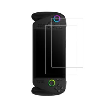 Imagem de WUNIAK Protetor de tela para console de jogos ROG Xbox Ally X de 7 polegadas, película de vidro temperado, antiarranhões, alta sensibilidade ao toque, pacote com 2