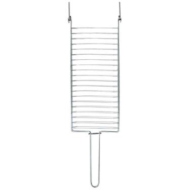 Imagem de Kit Preparo Churrasco 9Pc Grelha Espetos Simples E Duplo Mor