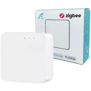 Imagem de JWCOM Hub Gateway Central, Wi-Fi Inteligente, Zigbee 3.0, 2.4 GHz SA-ZG01