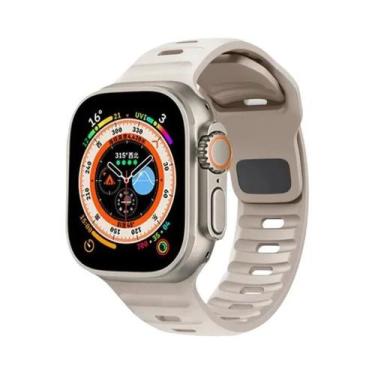 Imagem de Pulseira De Silicone Esportiva De 49mm 45mm 40mm 44mm 42mm 41mm 38mm P