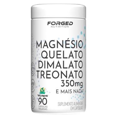 Imagem de Magnésio Quelato Dimalato Treonato 350mg 90 Vcaps - Forged