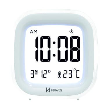 Imagem de Despertador Digital Branco Herweg 2995 único