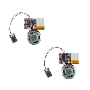 Imagem de Módulo de som ativado por controle de botão de pressão de 16 MB, módulo de som de música MP3 para artesanato, Natal, Ano Novo, caixa de cartões de presente com alto-falante cabo USB - 2P.