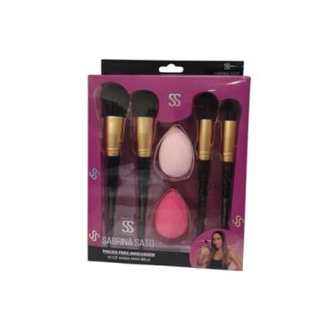 Imagem de Kit 4 Pincéis+2 Esponjinhas Sabrina Sato