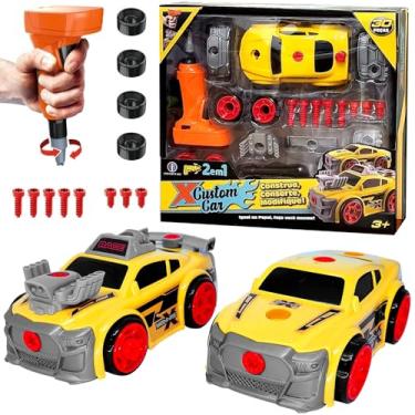 Imagem de Kit Mini Mecânico Custom Car com Carrinho de Montar com Chave Elétrica Didático