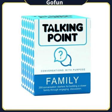 Imagem de Jogo de cartas de conversação Talking Point 200 Family com 3 pacotes