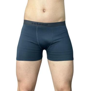 Imagem de Cueca Boxer Box Selene Cós Elástico Laterais Largas Coxas Grossas, Chu