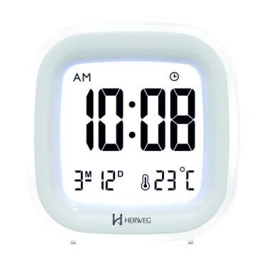 Imagem de Despertador Digital Branco Herweg 2995, único