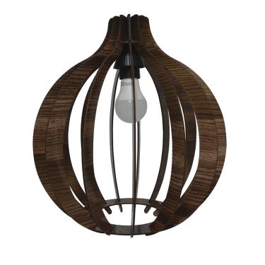 Imagem de Lustre Pendulo de Teto Luminaria Pendente Tabaco Claro C03 - D'Rossi