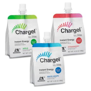 Imagem de Pacote variado Energy Gel Chargel sem cafeína 180 ml x18