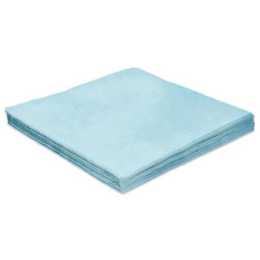Imagem de Guardanapo De Papel Colorido 24Cm Folha Dupla Prata Festas (Azul claro)