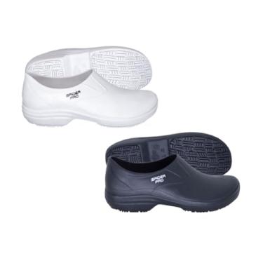 Imagem de Sapato Babuche Eva Antiderrapante Uso Profissional Enfermagem Hospital Clinica Serviços Gerais Cozinha Limpeza (BRANCO, BR, Adulto, Numérico, 36)
