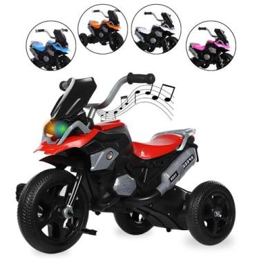 Imagem de Triciclo Infantil Passeio com Pedal 3 Rodas Brinquedo com Música e Som