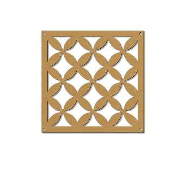 Imagem de Placas Vazadas Decorativas Divisórias 30x30 e 40x40cm MDF 3mm Kit 6, 12 e 18 (12 Placas 30cm x 30cm,006)