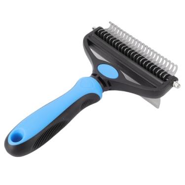 Imagem de Phefop Pente para Desembaraçar Animais de Estimação, Kit de Preparação de Aço Inoxidável para Cães e Gatos, Inclui Ferramenta de Desmatagem e Cortador de Unhas para Animais de Estimação de Cabelos Compridos