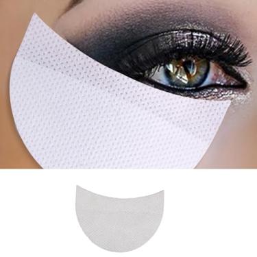 Imagem de Protetores de sombra, adesivos descartáveis sob os olhos, maquiagem para os olhos, almofadas de gel sem fiapos para delineador, extensões de cílios e maquiagem para lábios