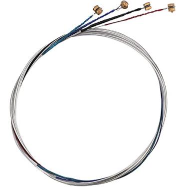 Imagem de Conjunto universal de cordas de violino 4/4 (GDAE) com núcleo de aço com cabeça esférica niquelada para instrumentos de violino