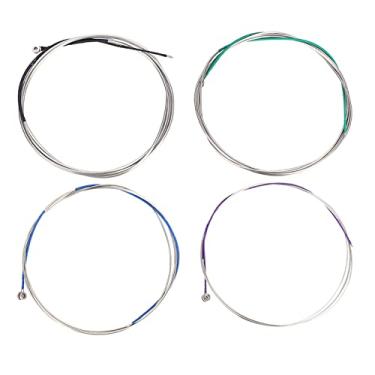 Imagem de Conjunto de cordas de violoncelo cordas de núcleo de aço, substituição de cordas de violoncelo, A-1st, D-2nd, G-3rd, C-4th, adequado para violoncelo 3/4 4/4