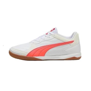 Imagem de PUMA Chuteiras de futebol masculinas Pressing Iv Futsal Indoor - Branco, Branco, 44