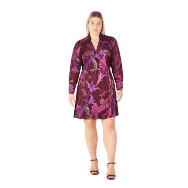 Imagem de City Chic Vestido feminino plus size - Maelynn, Roxa, 46