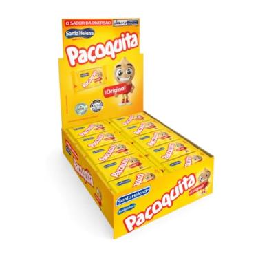 Imagem de Paçoquita Quadrada Santa Helena com 36 unidades de 18gr