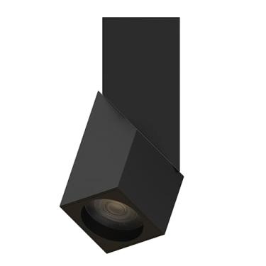 Imagem de Spot Sobrepor Square Orientável Led Preto 12W 3000K