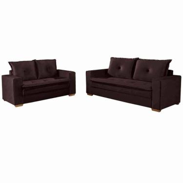 Imagem de Conjunto De Sofás De 02 E 03 Lugares Unique