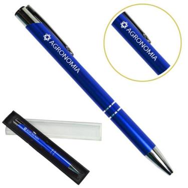 Imagem de Caneta Personalizada Coloridas Cursos Metal Profissional Agronomia - S