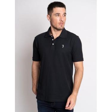Imagem de Camisa Polo Aleatory Piquet Light Preto, Preto, P