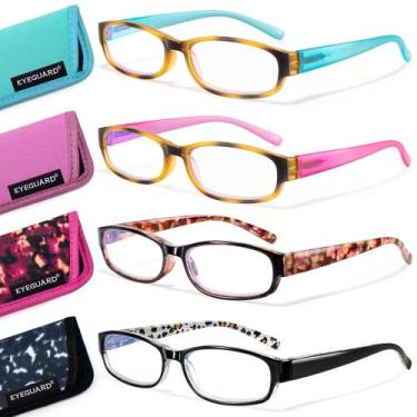 Imagem de Óculos corretivos EYEGUARD, pacote com 4, Blue Light 2.25
