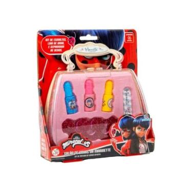 Imagem de Salão de Unhas Marinete Ladybug Polibrinq Infantil Completo
