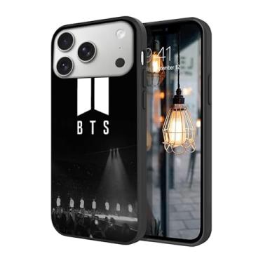 Imagem de WWDIYHOUSE Capa compatível com iPhone 17 Pro, capa à prova de choque de TPU macio com design exclusivo legal para homens/mulheres/meninas/meninos (Fashion-BTS-7)