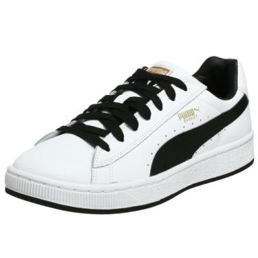Imagem de PUMA Tênis masculino Basket II, Branco/preto, 8