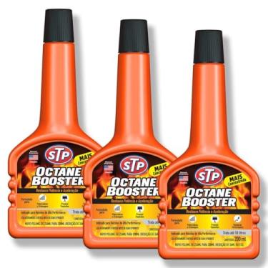 Imagem de Aditivo para Combustivel OCTANE BOOSTER 200ml STP 3 unidades
