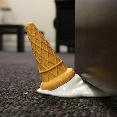 Imagem de Yinhing Rolhas de Porta Com Design Encantador de Sorvete Detalhes Coloridos Cunhas Perfeitamente Funcionais para Residências, Escritórios, Cafés e Restaurantes, Ideais para Quartos Infantis e áreas