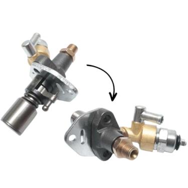 Imagem de Bomba Injetora Motor Diesel Ar 4Hp 5Hp c/Solenóide Branco Toyama Lintec