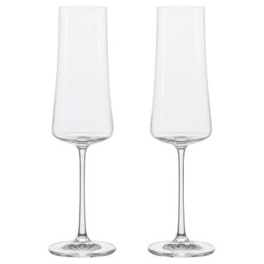 Imagem de kit jogo 2 4 6 12 Taça de Cristal Bohemia 210ml Ideal para Champanhe e