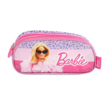 Imagem de Estojo Infantil Escolar Triplo - Barbie Sunglass - Luxcel