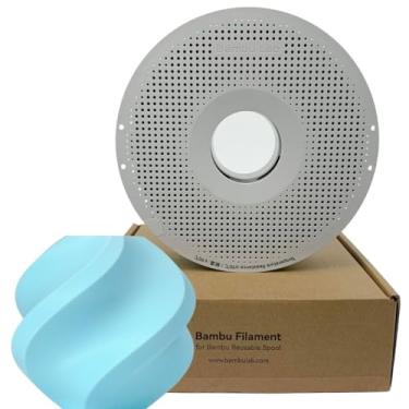 Imagem de Filamento 3d Bambu Lab Pla Matte Fosco 1kg 1,75mm Com Carretel Reutilizável Cor Azul Gelo 11601