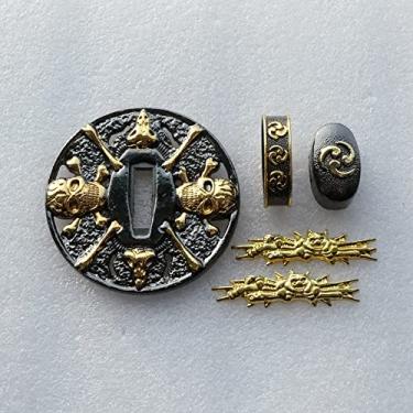Imagem de Espada japonesa Samurai Koshira – TSUBA FUCHI KASHIRA MENUKI 19-48, DTZH25, 3.14in-3.54in,2.75in-3.14in