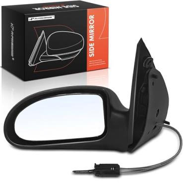 Imagem de A-Premium Espelho retrovisor manual do lado do motorista - Compatível com Ford Focus 2000 2001 2002 - Não aquecido, não dobrável, espelho retrovisor externo preto - Substituição # 1S4Z17683LAB