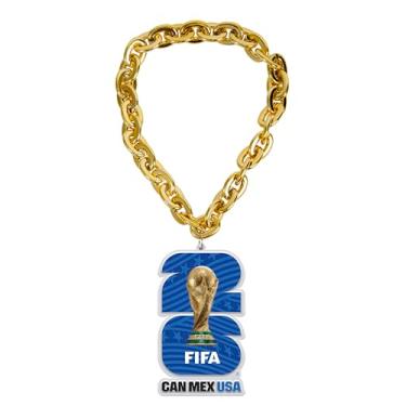 Imagem de HONAV Corrente de ventilador com logotipo da Copa do Mundo da FIFA dos EUA de 43 cm – Cordão FIFA durável, leve e confortável, design oficialmente licenciado – Perfeito para crachás, chaves e uso