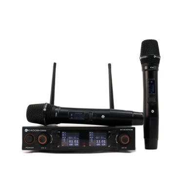 Imagem de Microfone de Mão Duplo Kadosh sem Fio, K-502M UHF