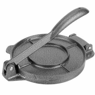 Imagem de Generic Tortilla Press Maker Premium Liga de Alumínio Ferramenta de Pressão de Massa para Suprimentos de Cozinha Cinza, Máquina de Tortilla de 6,5 Polegadas para Cozinheiros Domésticos