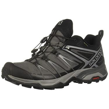 Imagem de Salomon Tênis de caminhada masculino X Ultra 3 Gore-Tex, Preto/ímã/sombra silenciosa, 8