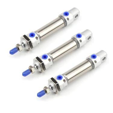 Imagem de Mini cilindro de aço inoxidável com amortecedor de ar MAC20*25/50/75/100/150/200/250/300-S-CA (MAC20X150)