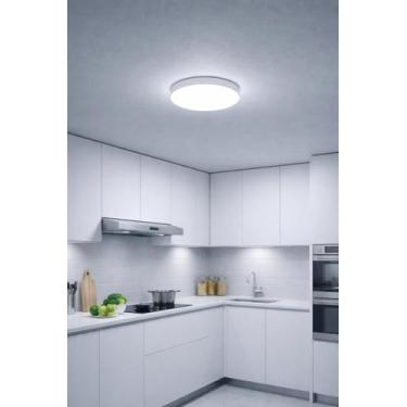 Imagem de Plafon Led Borda Infinita Luminária Sobrepor 60w Redondo Bivolt Ilumin
