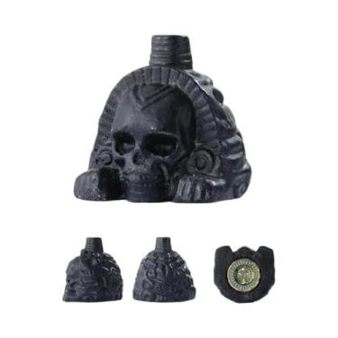 Imagem de Apito Realista Estilo Asteca Para Halloween, Dia Da Mentira, Dia Dos N