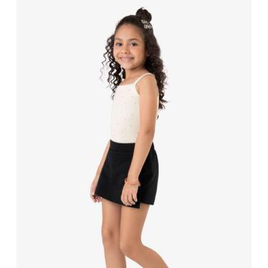 Imagem de Conjunto Regata com Shorts Saia RoviKids Bege, 4, Bege